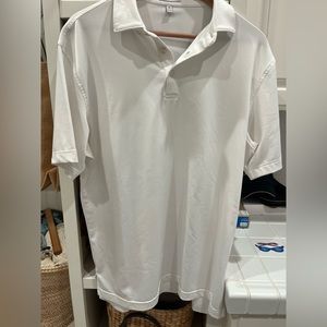 Peter Millar White Polo Shirt